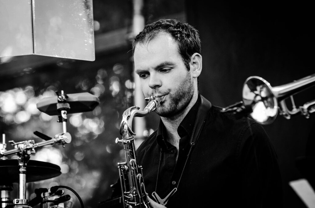 Saxofonist, Rocknacht Hannover Duitsland